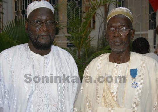 Sadio Cissé (maire de Waoundé) et son frère Adama Coumba Cissé