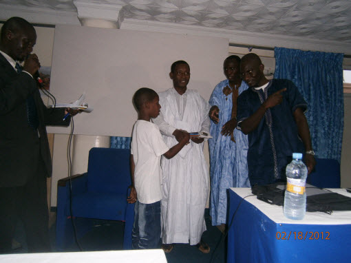Nouakchott: Journ�e Dafort-Boully � l'Hotel Koumbi Saleh sous le th�me "Jeunesse et Education"